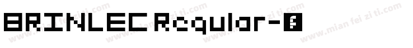 BRINLEC Regular字体转换